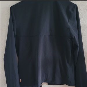 Black, lightweight Lucy zip up Jacket